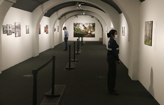 Visitors at CCCB's World Press Photo 2020 exhibition (by Pau Cortina)